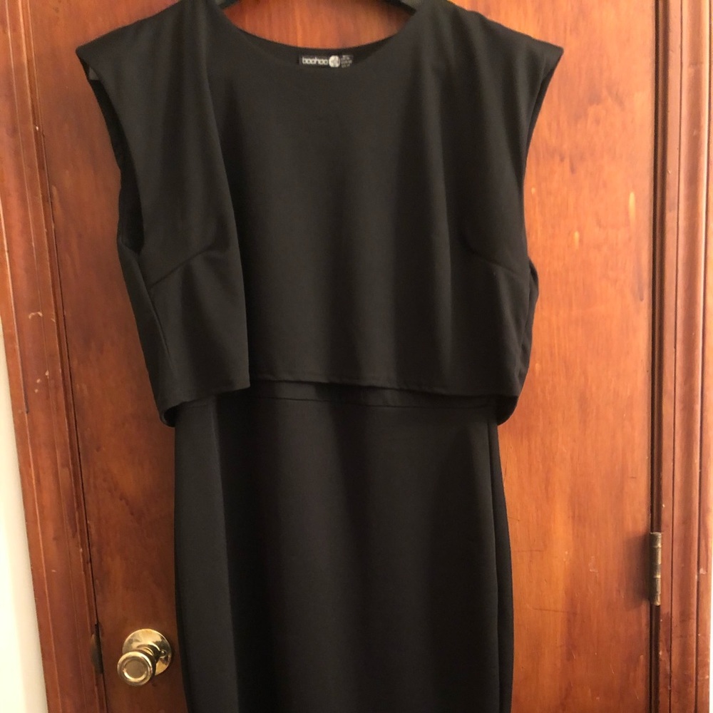 NWT Double layer midi dress
